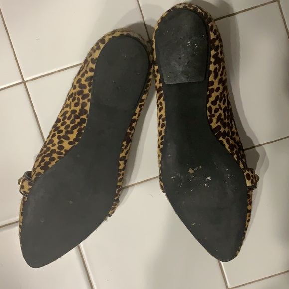 Rebecca Minkoff Calf Hair leopard loafers sz 9 - Picture 2 of 6